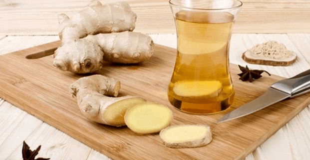 Té de jengibre para potencia